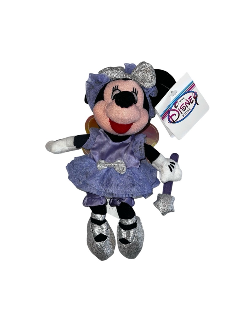 Disney Minnie Mouse Fairy Plush in Purple and Silver